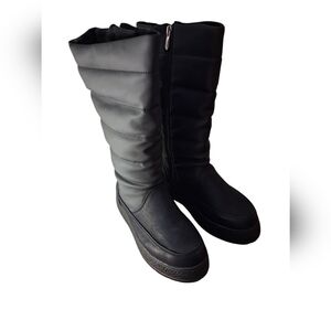 NEW ADRIENNE VITTADINI PIPERPUFF BLACK WATERPROOF  BOOTS 6.5